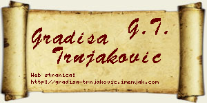 Gradiša Trnjaković vizit kartica